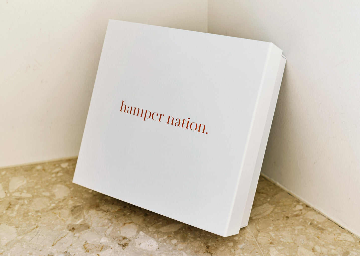 Hamper Nation Square Box White